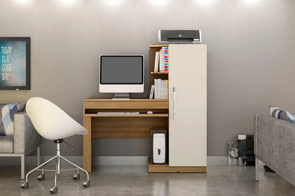 ESCRIVANINHA VALDEMOVEIS OFFICE CINAMOMO OFF WHITE