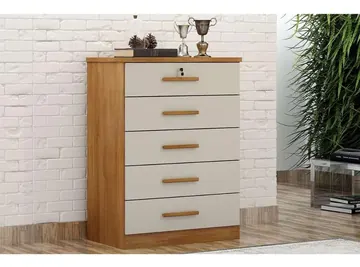 COMODA AUSTRIA 5 GAVETAS NOVO HORIZONTE