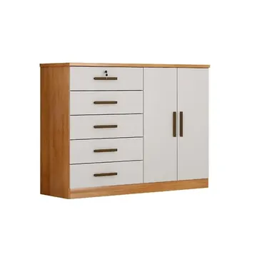 CÔMODA SPACE 5 GAVETAS 2 PORTAS