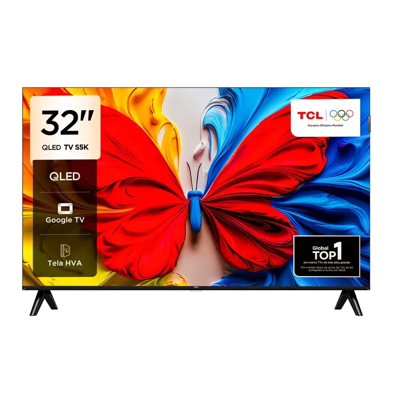 TV 32P TCL QLED SMART FULL HD GOOGLE TV